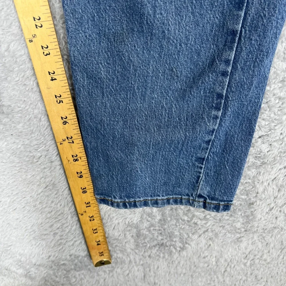 Levis 505 Regular Fit Straight Leg Jeans Mens 34x34 Medium Wash Blue Denim